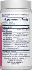 Renew Life Women's Probiotic capsules close-up showing protective coating