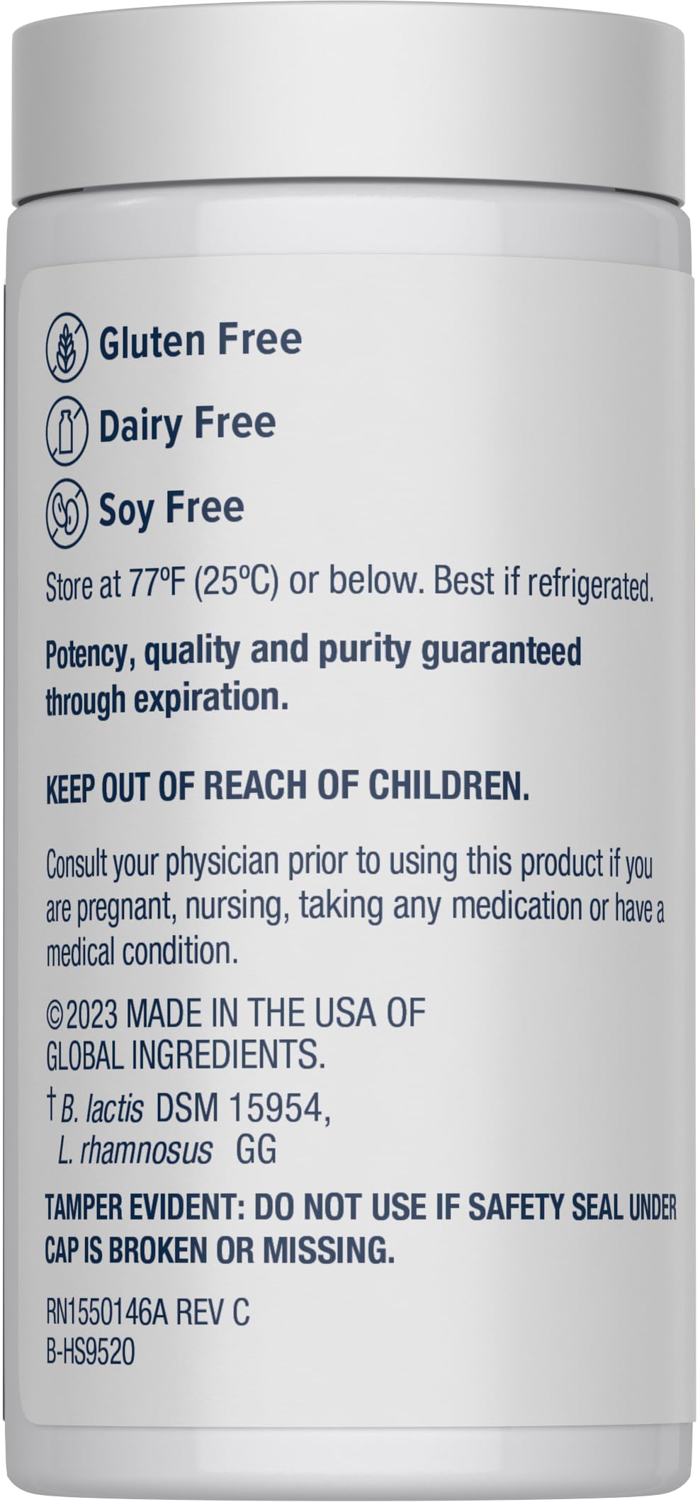 Renew Life Women's Probiotic tablets shown as easy-to-swallow capsules for daily routine