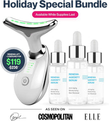 RenewaLift gentle light mode promotes a brighter, more even complexion.