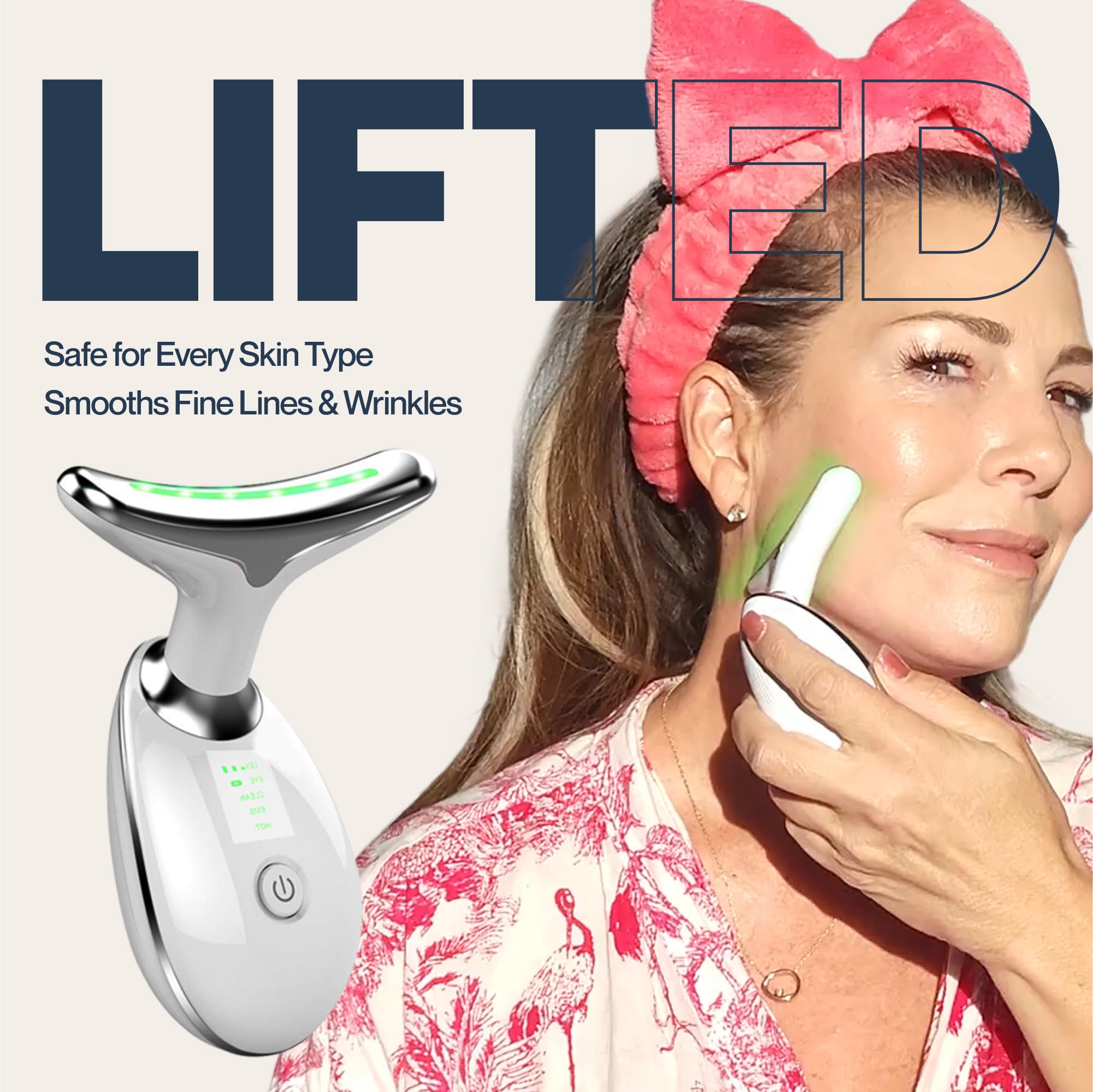 RenewaLift rechargeable, ergonomic design supports easy use.