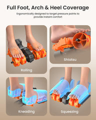 RENPHO air compression massage supports comfortable foot relaxation.