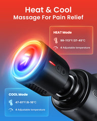 RENPHO massage gun on charging base for convenient recharging between sessions.