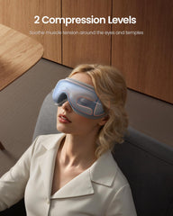 RENPHO Eye Massager with compression massage eases eye strain during breaks.