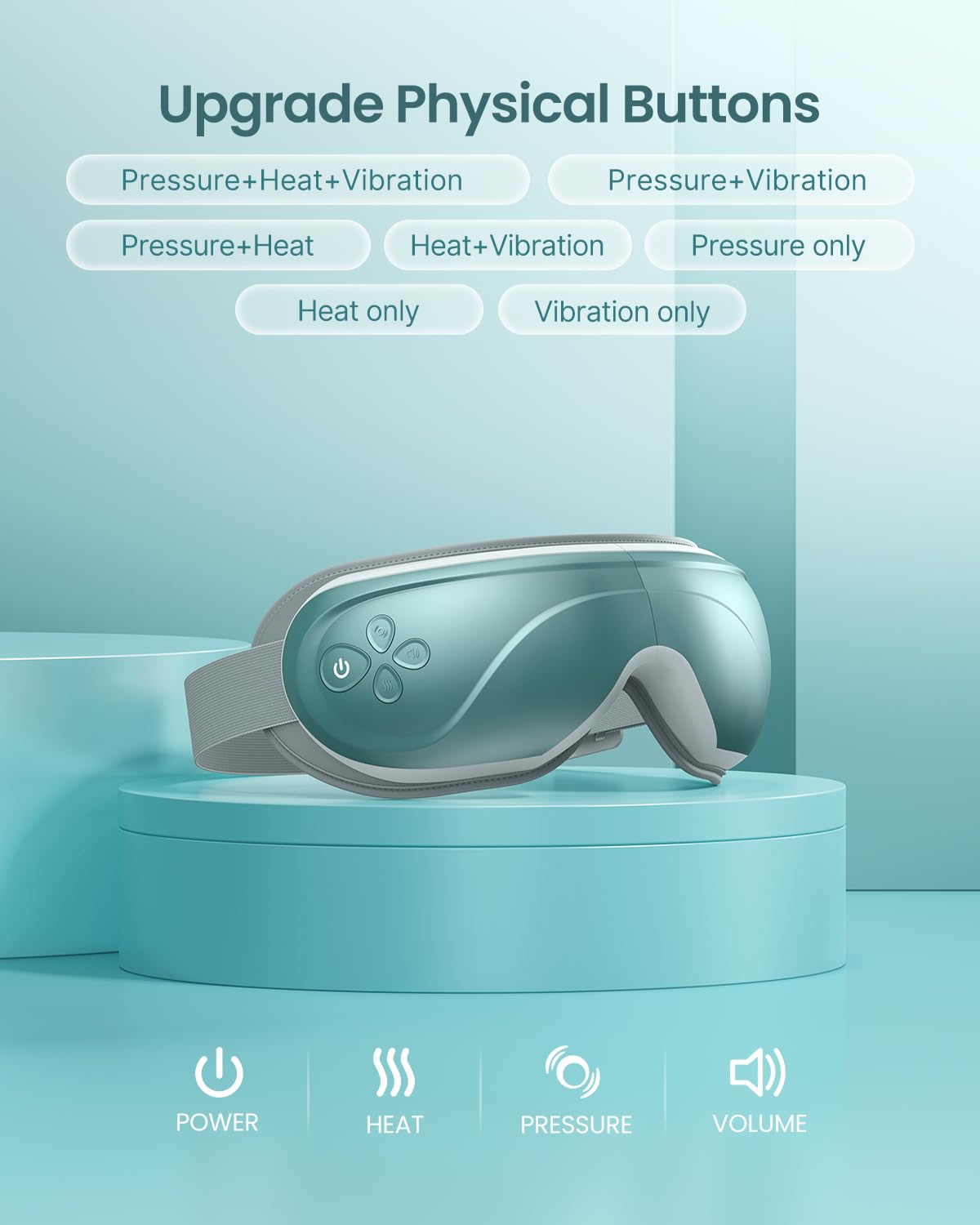 RENPHO Eye Massager folded design is portable for travel