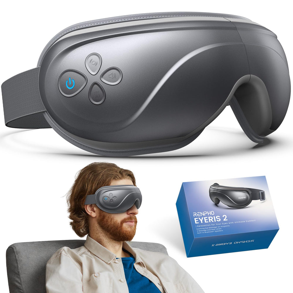 RENPHO Eye Massager portable folding design ideal for travel