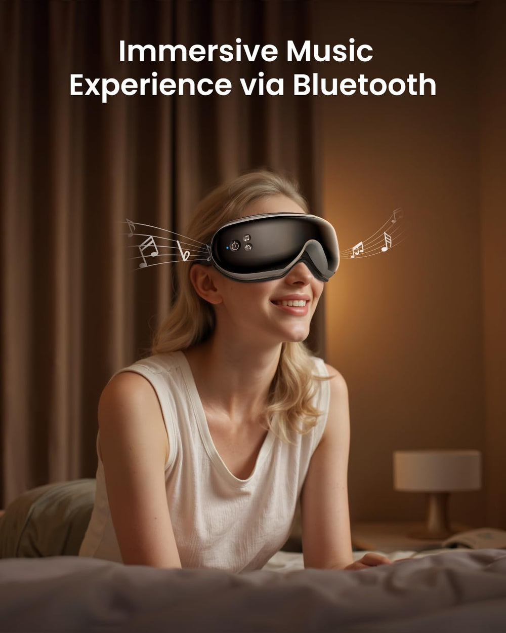 RENPHO Eye Massager includes a storage bag for easy packing.