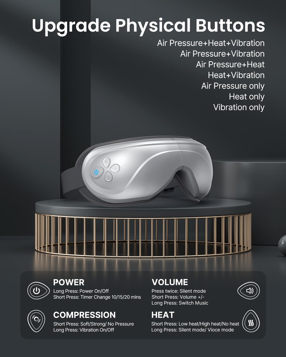 Clamshell folding design makes it travel-ready for home or trips.