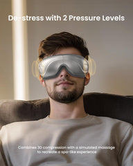 RENPHO Eyeris 2 wireless speakers enable music during massage.