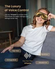 RENPHO Eyeris 3 eye massager with voice control for hands-free use