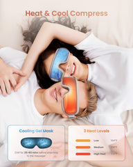 RENPHO Eyeris 3 Rosé with 3 compression modes and adjustable pressure