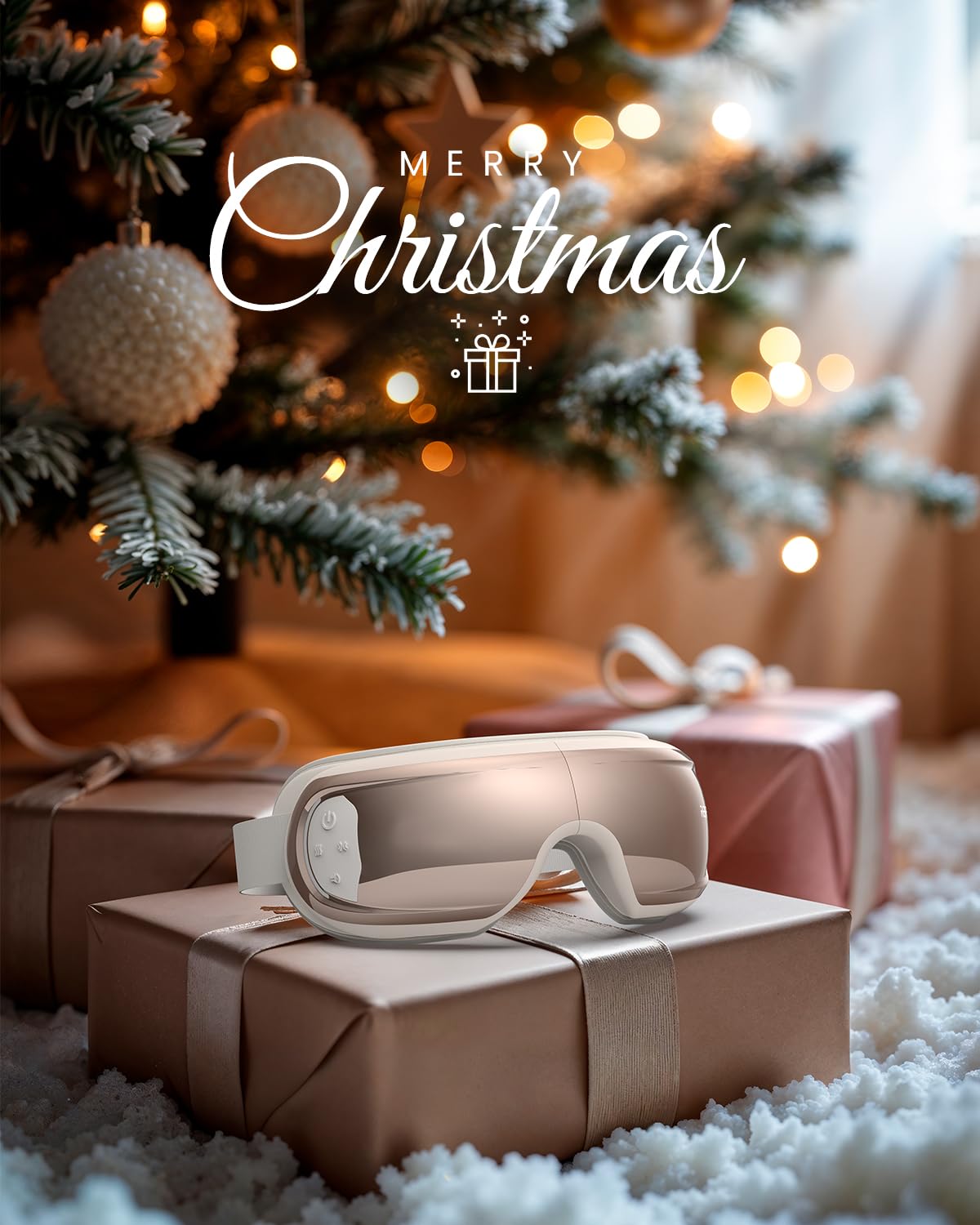 RENPHO Eyeris 3 Rosé massager with voice control for hands-free use