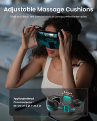 RENPHO Eyeris Caligo adjustable headband fits many head sizes.