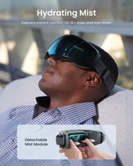 RENPHO Eyeris Caligo three temple pressure levels customize intensity.