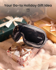 RENPHO Eyeris 3 heat compress in action providing warming relief near the eyes.