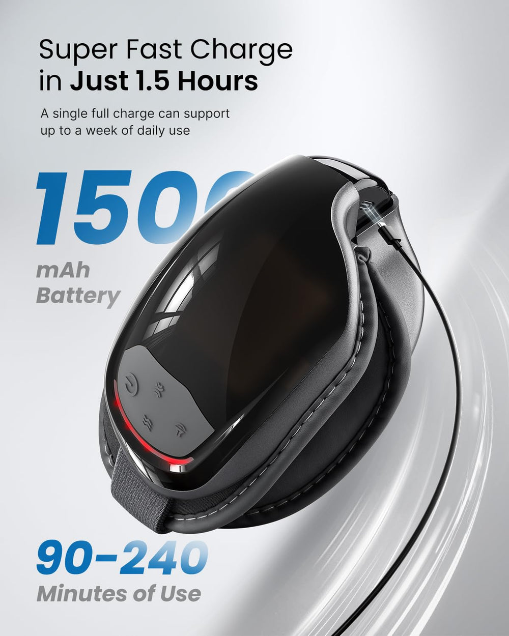 RENPHO Eyeris 3 memory function recalling your preferred massage setup.