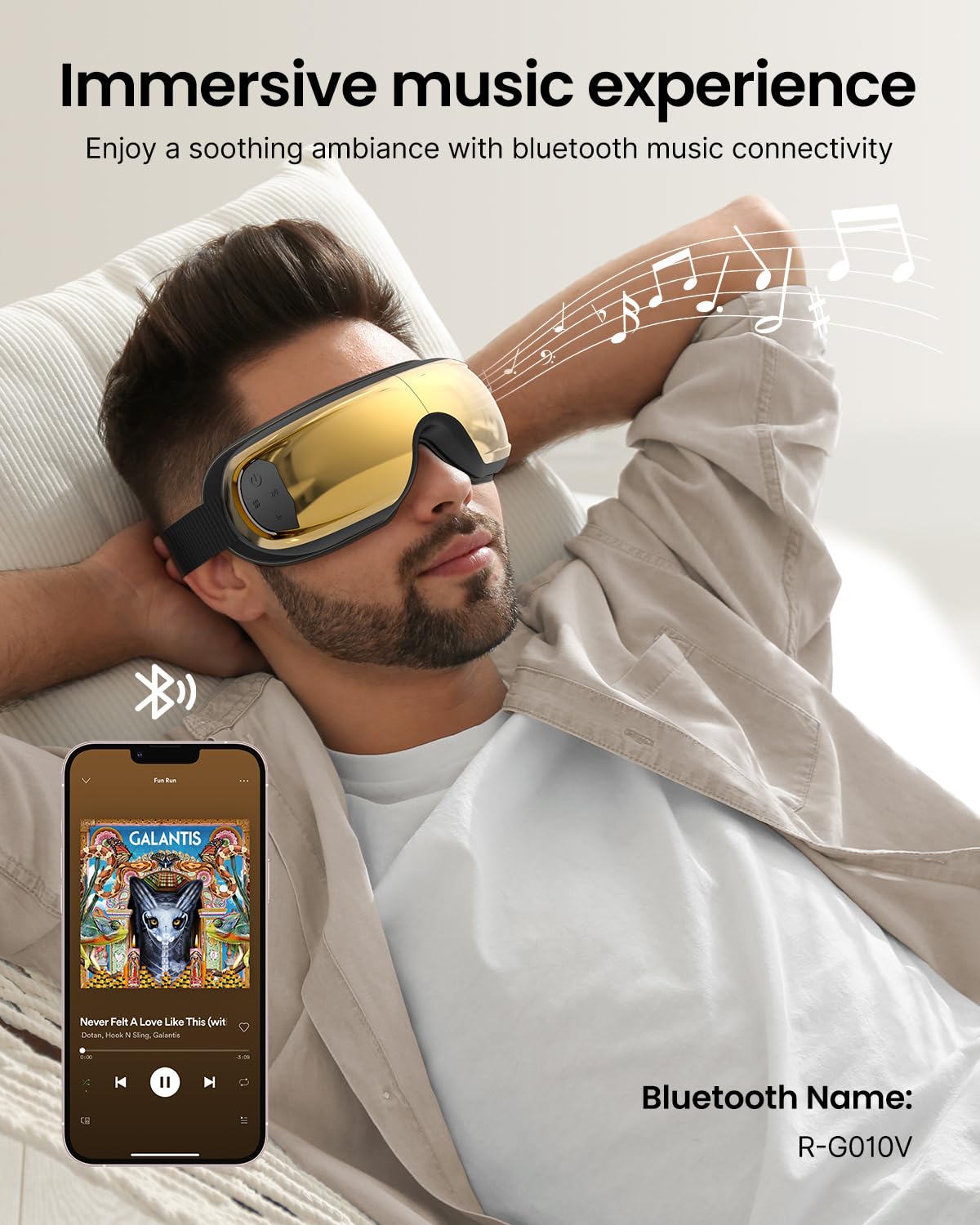 Storage bag included with RENPHO Eyeris 3 for travel