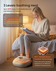RENPHO foot massager with customizable settings for personalized intensity