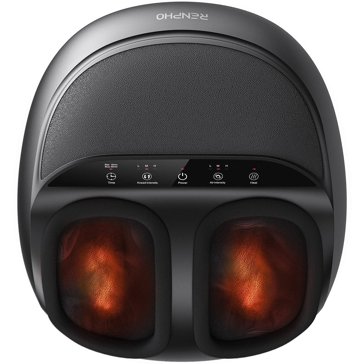 RENPHO Full Foot Massager 2026 front view highlights compact home-use design.