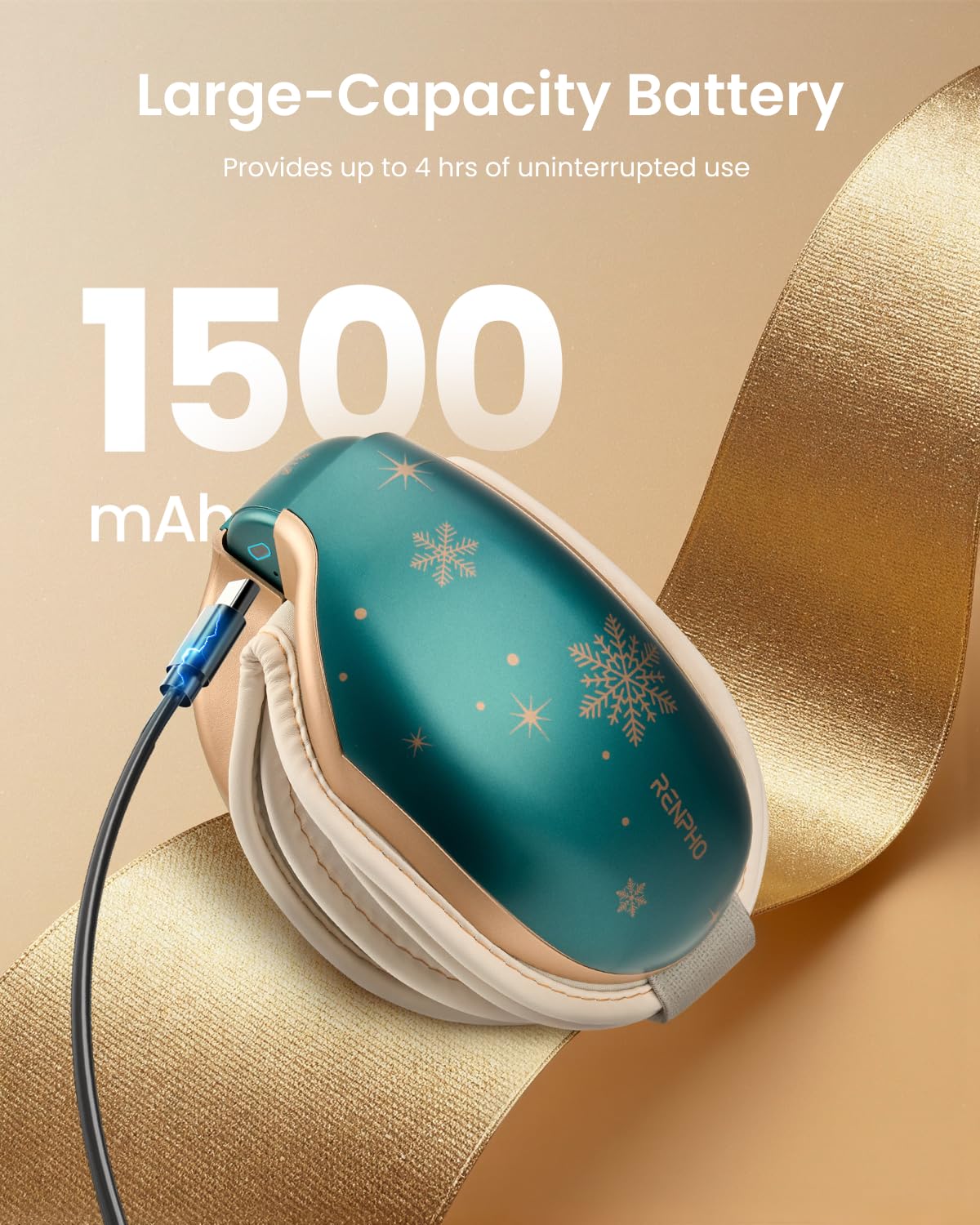 RENPHO eye massager arrives gift-ready, ready for gifting.