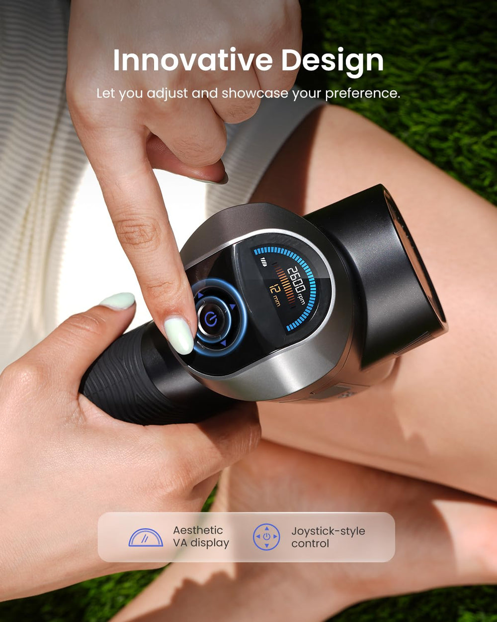RENPHO massage gun interchangeable heads for versatile muscle work