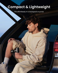 RENPHO Mini Thermacool compact design shown in a travel-ready setup.