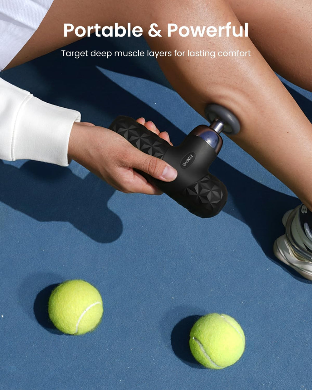 RENPHO claw head with four nodes penetrates deep into muscle