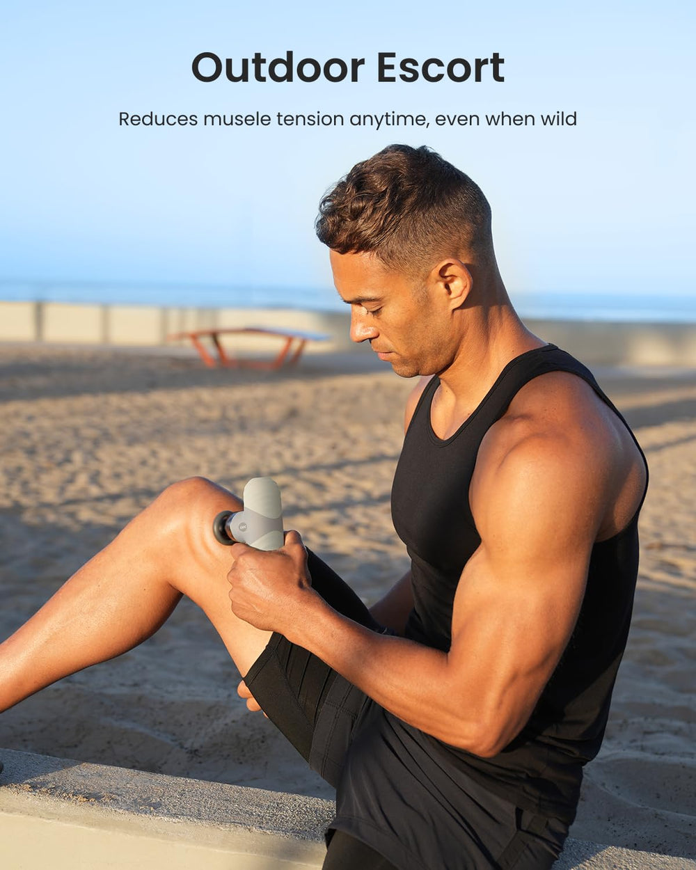 RENPHO Mini Thermal Massage Gun is lightweight and compact for daily use.