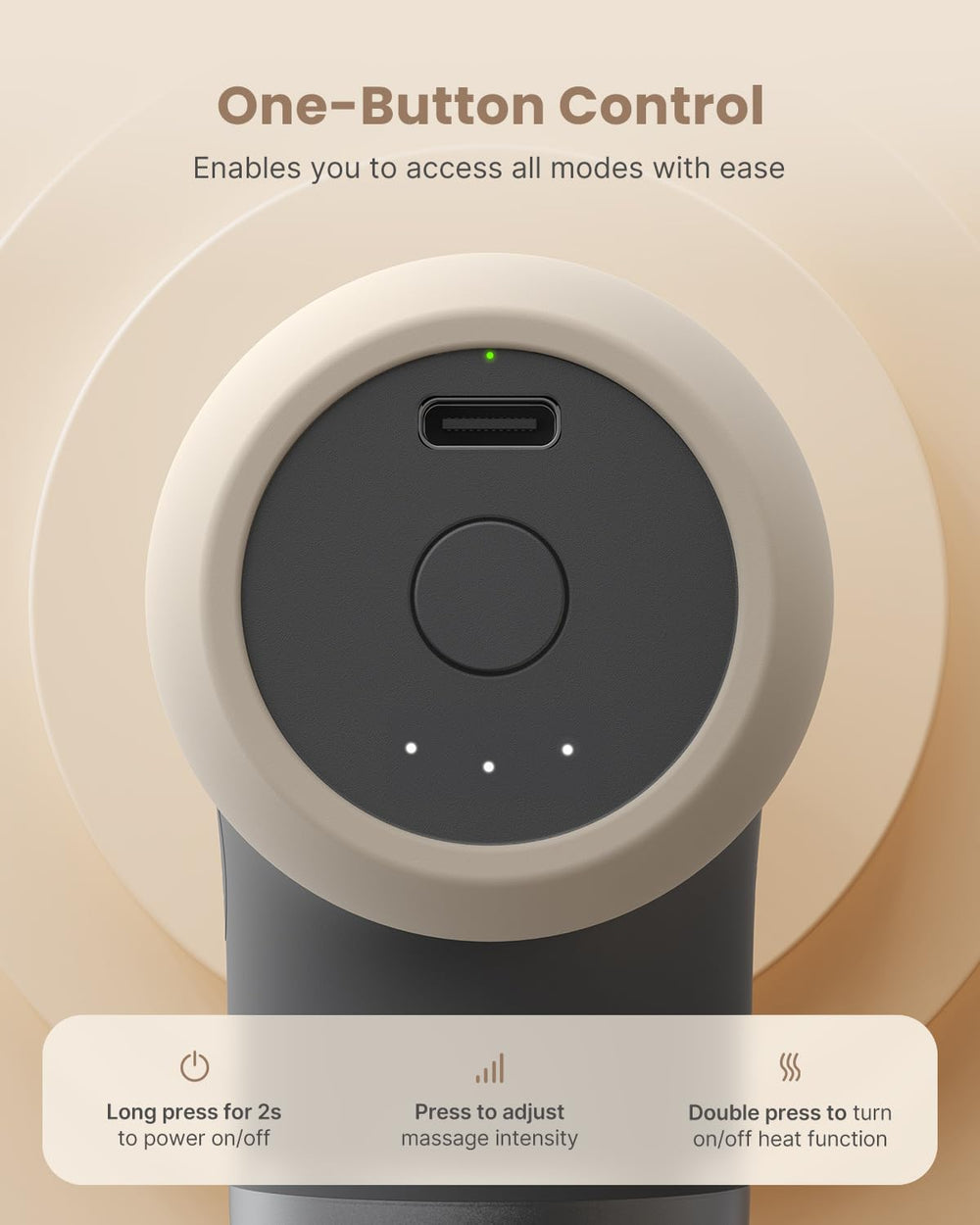 RENPHO pocket-size design fits bags for travel.