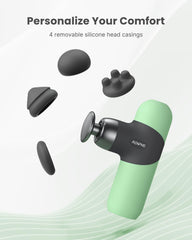 RENPHO Mini with color silicone sleeves offers style and a secure grip.
