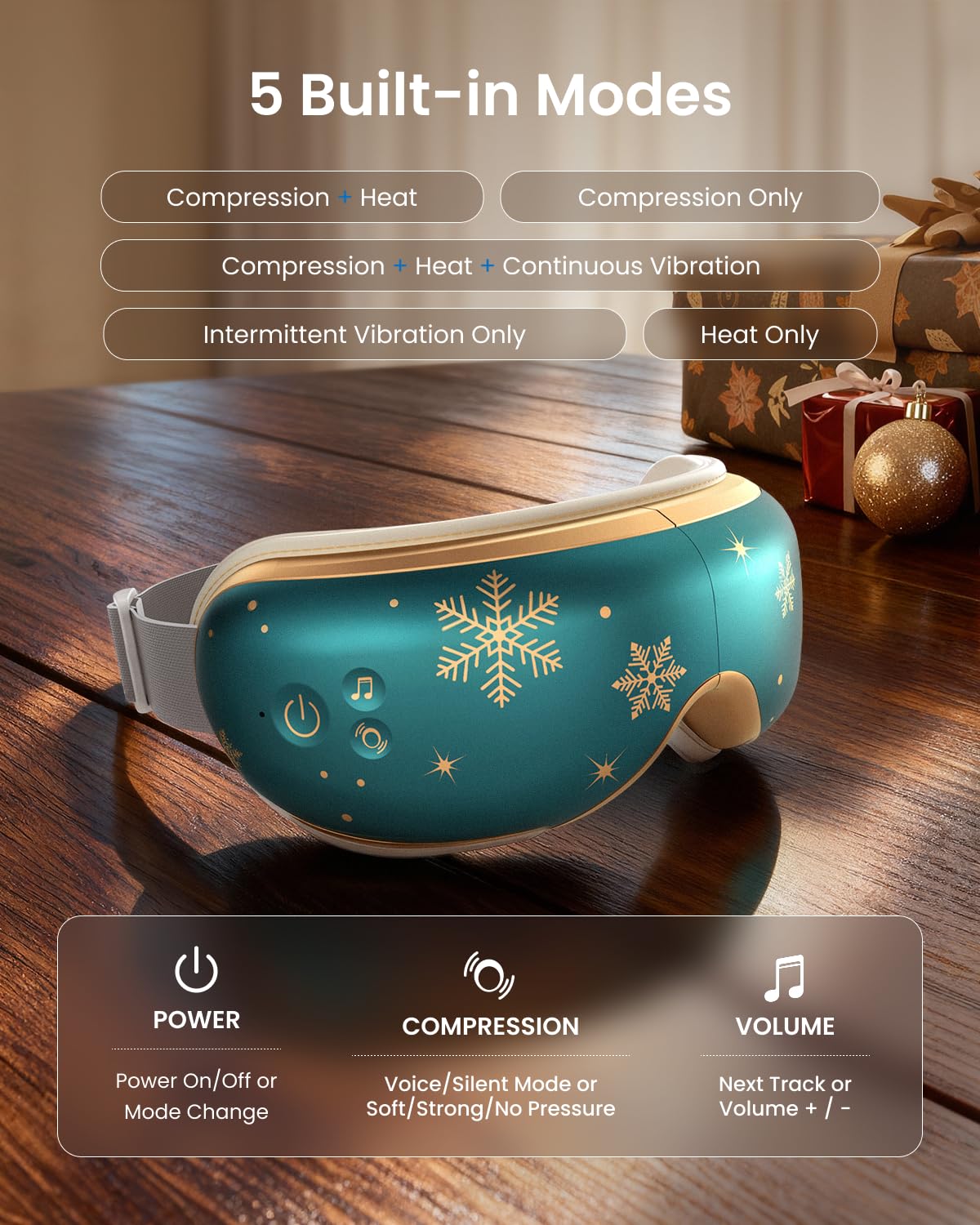RENPHO eye mask for travel fits a bag, ideal for flights.
