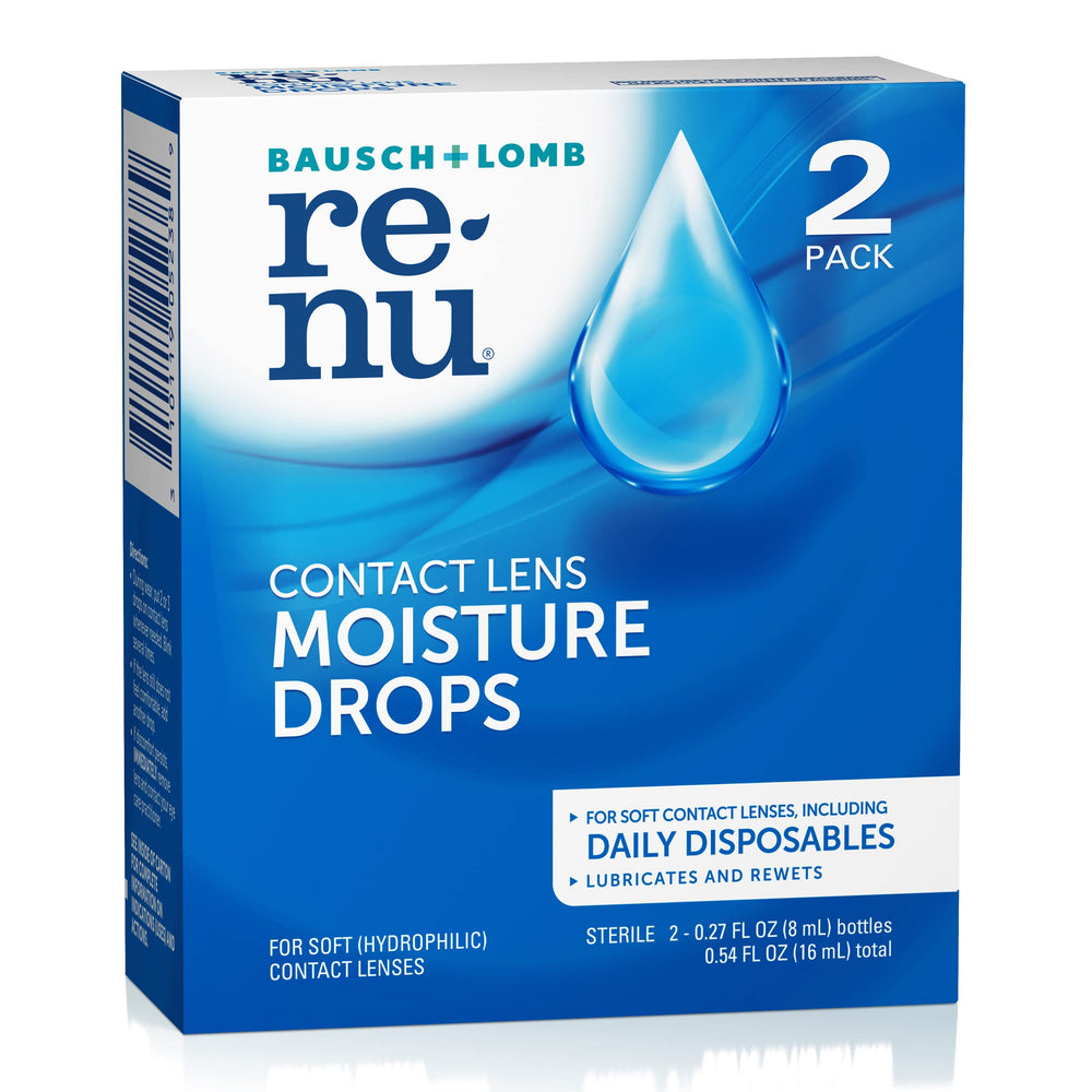 Renu eye moisture boost for daily contact lens wear.