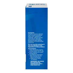 Renu lubricating drops in use provide moisture as you wear lenses.