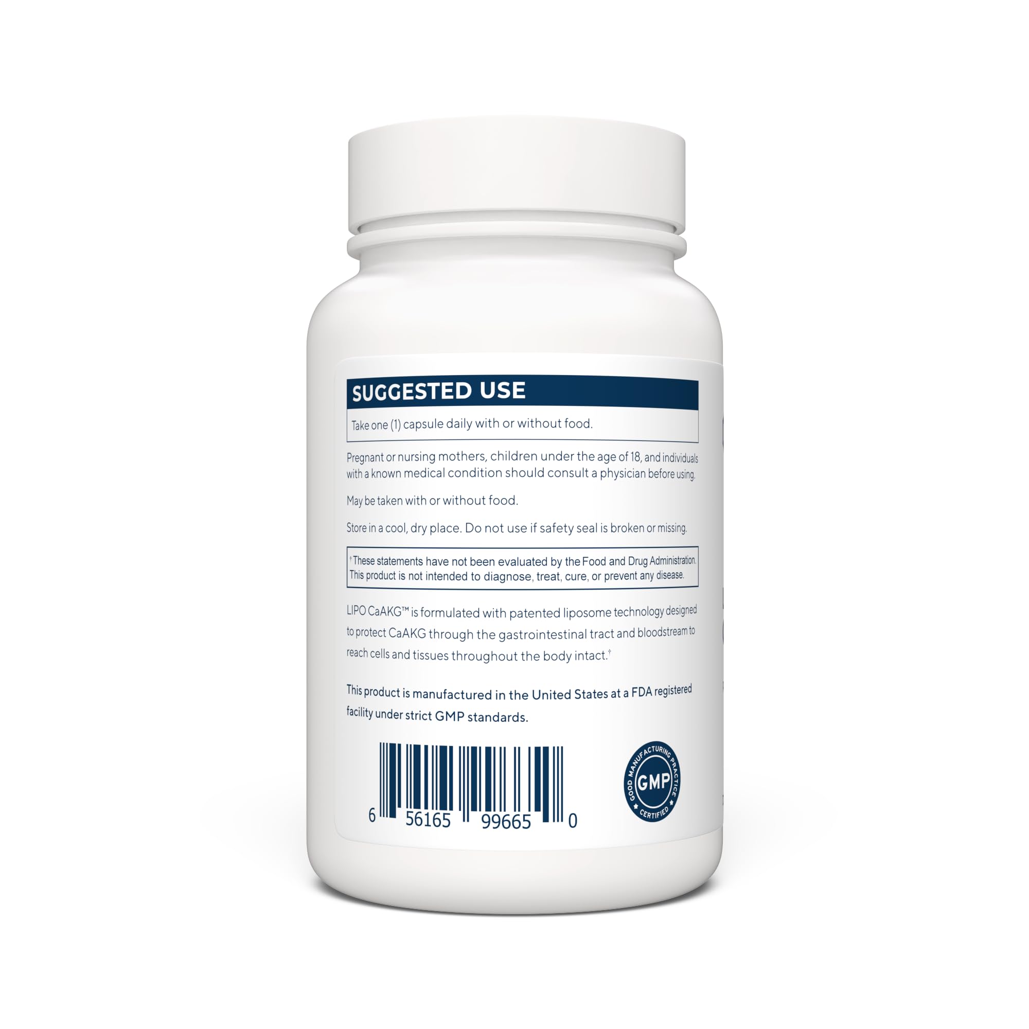 Renue By Science CA AKG capsules close-up for easy daily supplementation.
