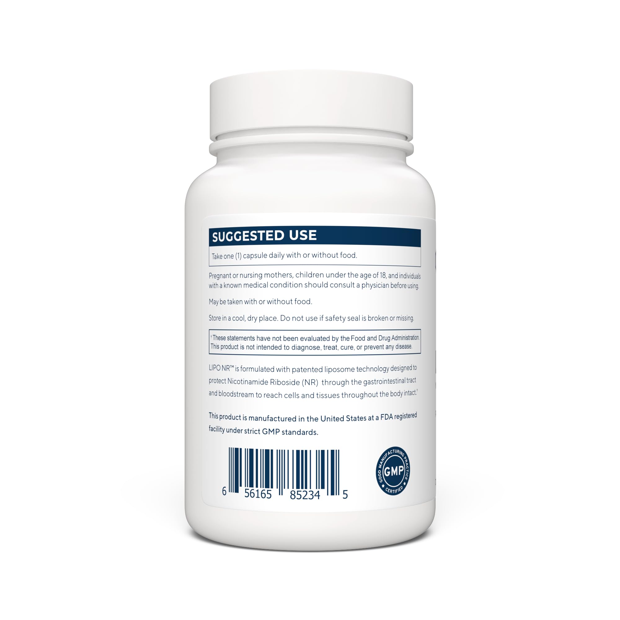 Renue By Science nicotinamide riboside capsules with high NR potency