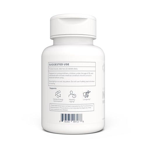 Label details for Renue By Science NMN with 125 mg per serving