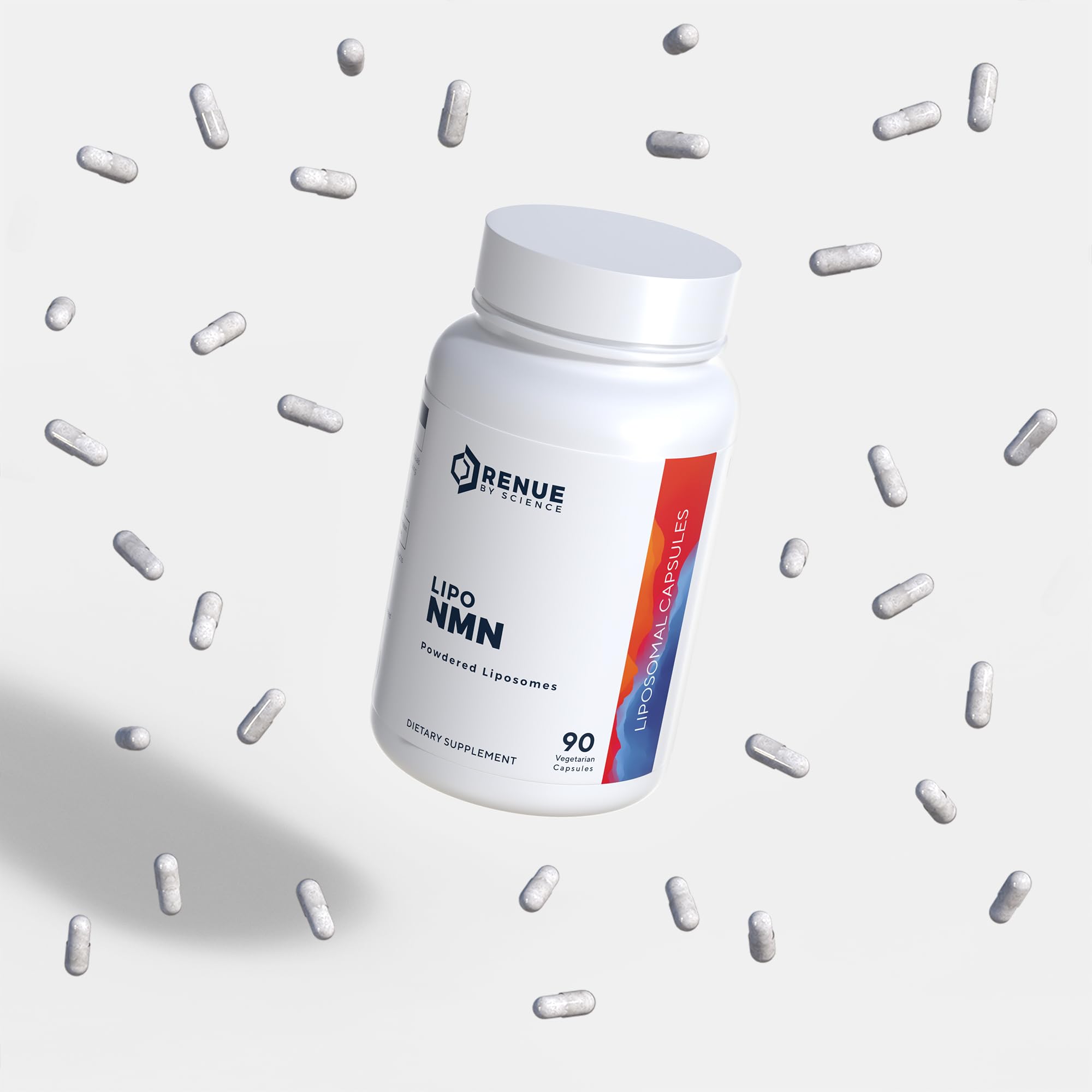 Renue By Science NMN liposomal delivery system illustrating targeted absorption.