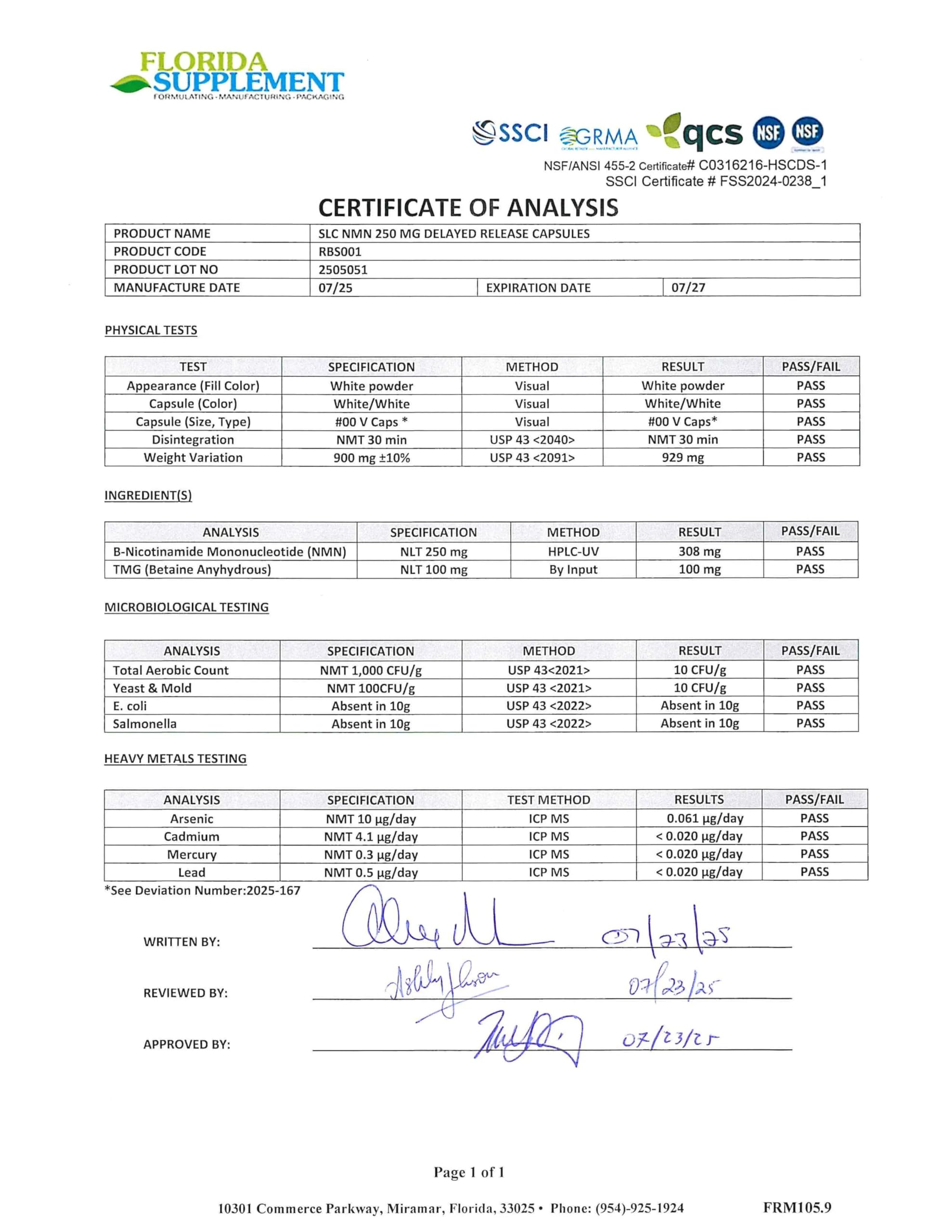 Renue By Science NMN manufacturing facility in the USA underscores quality and safety.