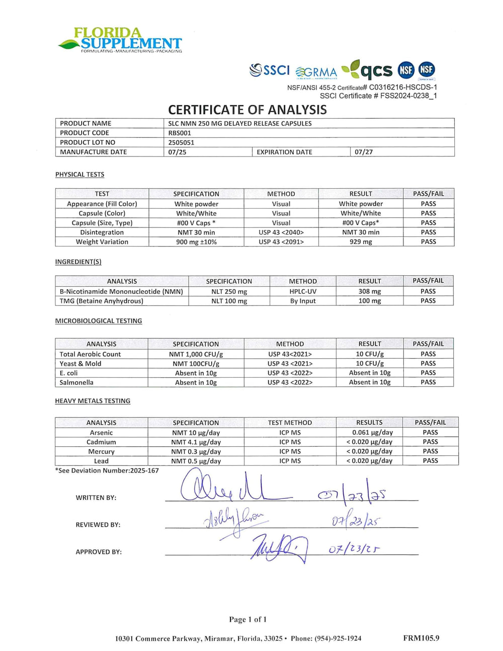 Renue By Science NMN manufacturing facility in the USA underscores quality and safety.