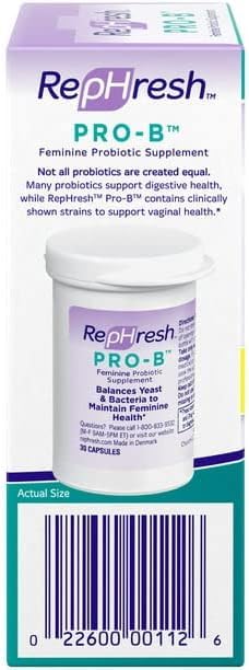 Rephresh Pro-B pack of 3 boxes arranged for storage