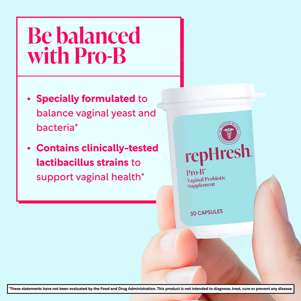 RepHresh Pro-B packaging and box, signaling doctor-developed formula.