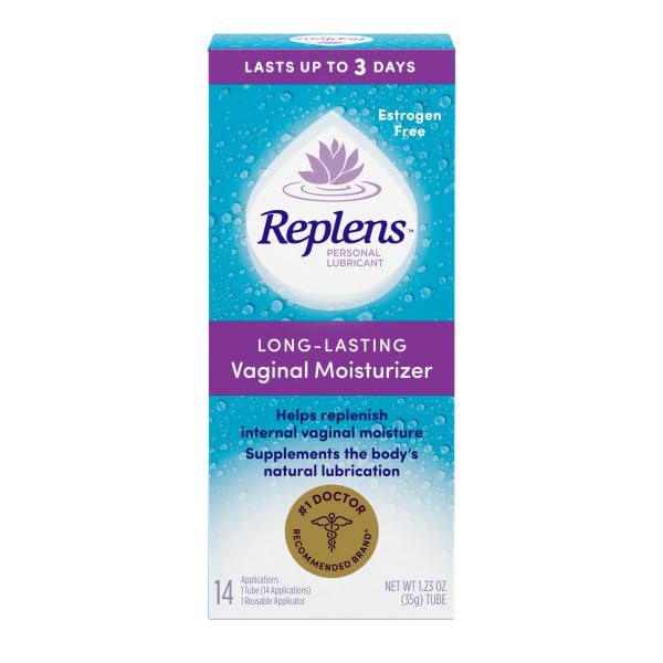 Replens reusable applicator included for easy application.