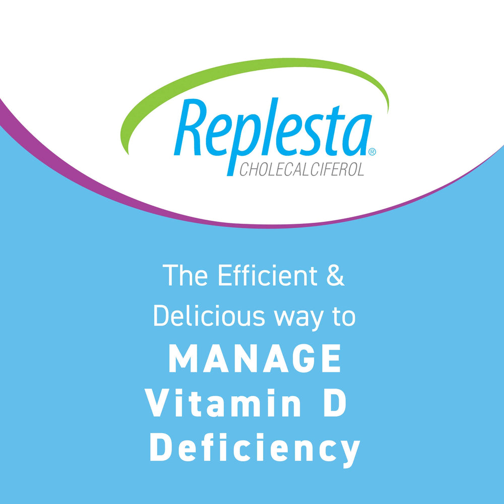 Replesta orange-flavored D3 chewable wafer, tasty weekly option