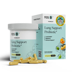 ResBiotic resB Lung Support bottle front for daily lung health support