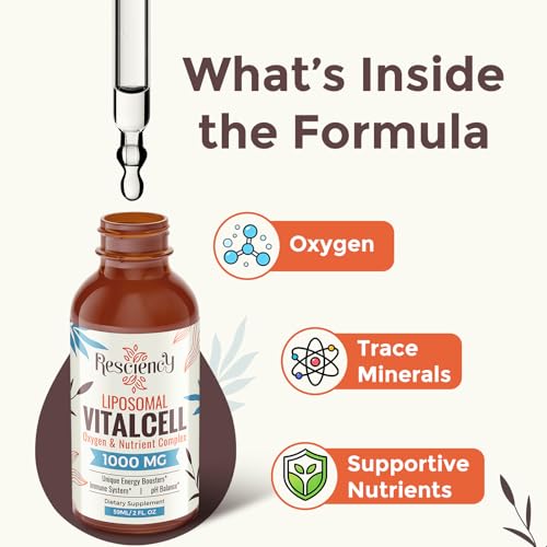 Resciency 13-in-1 label close-up highlights ingredient blend for daily support.