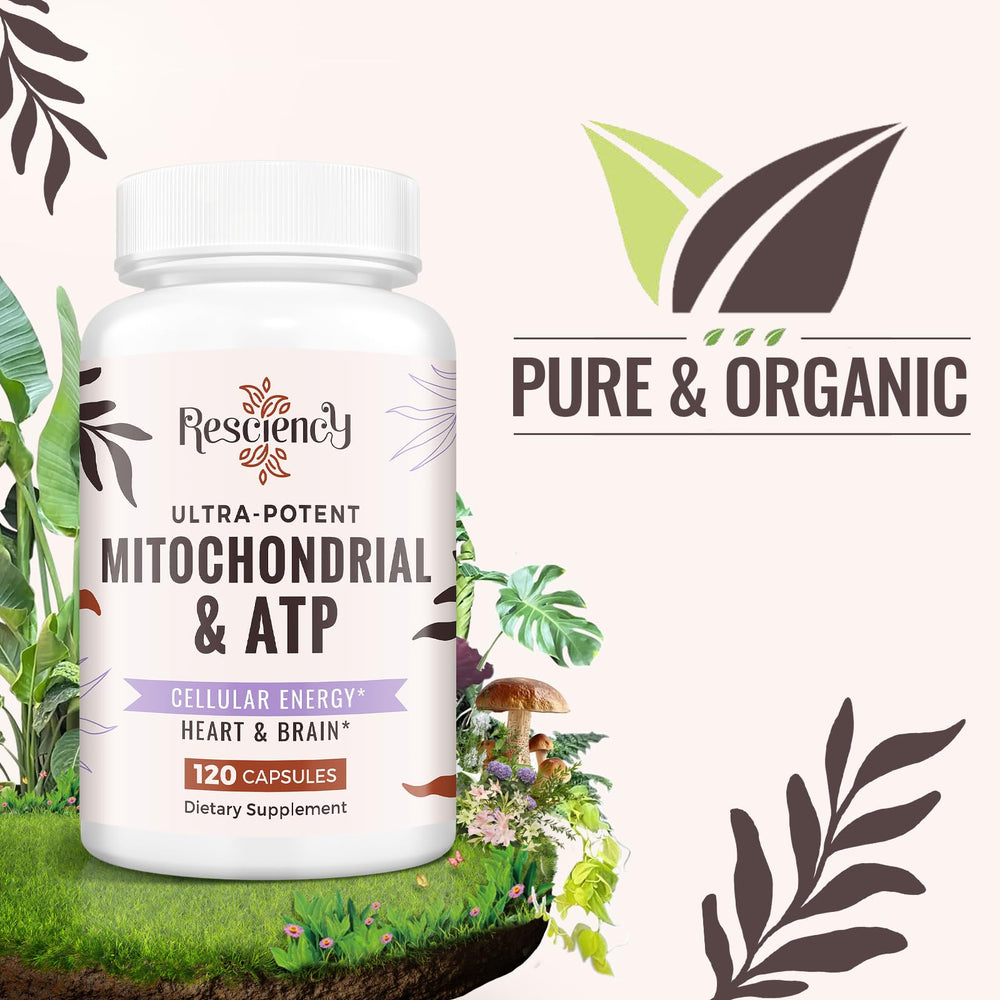 Resciency 2326mg mitochondrial CoQ10 and PQQ for cellular energy