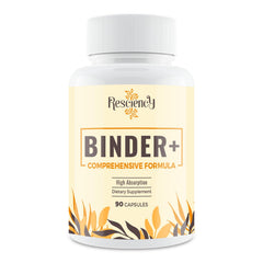 Resciency Detox Binder bottle for easy daily use.