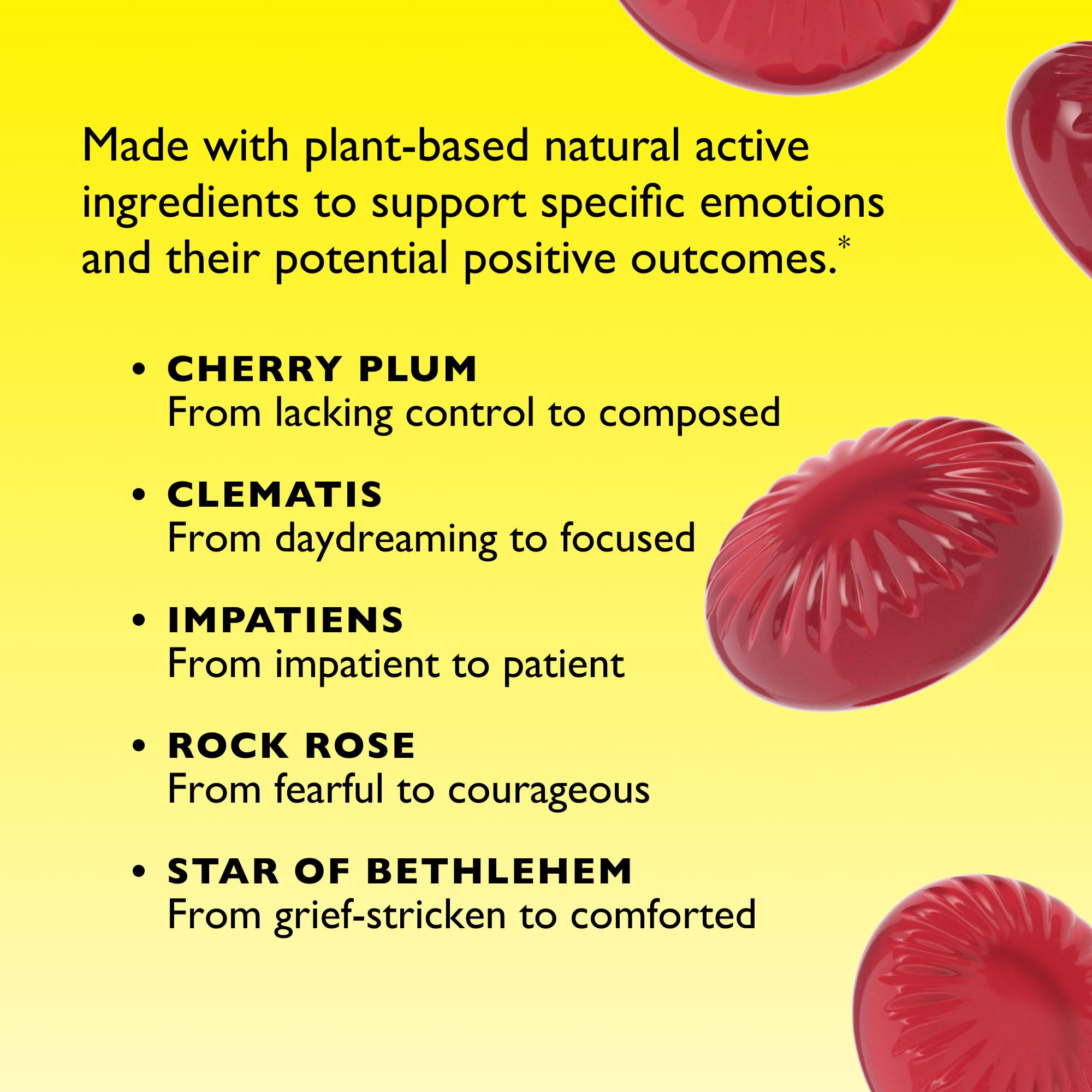 RESCUE Bach PASTILLES box close-up showcasing berry flavor