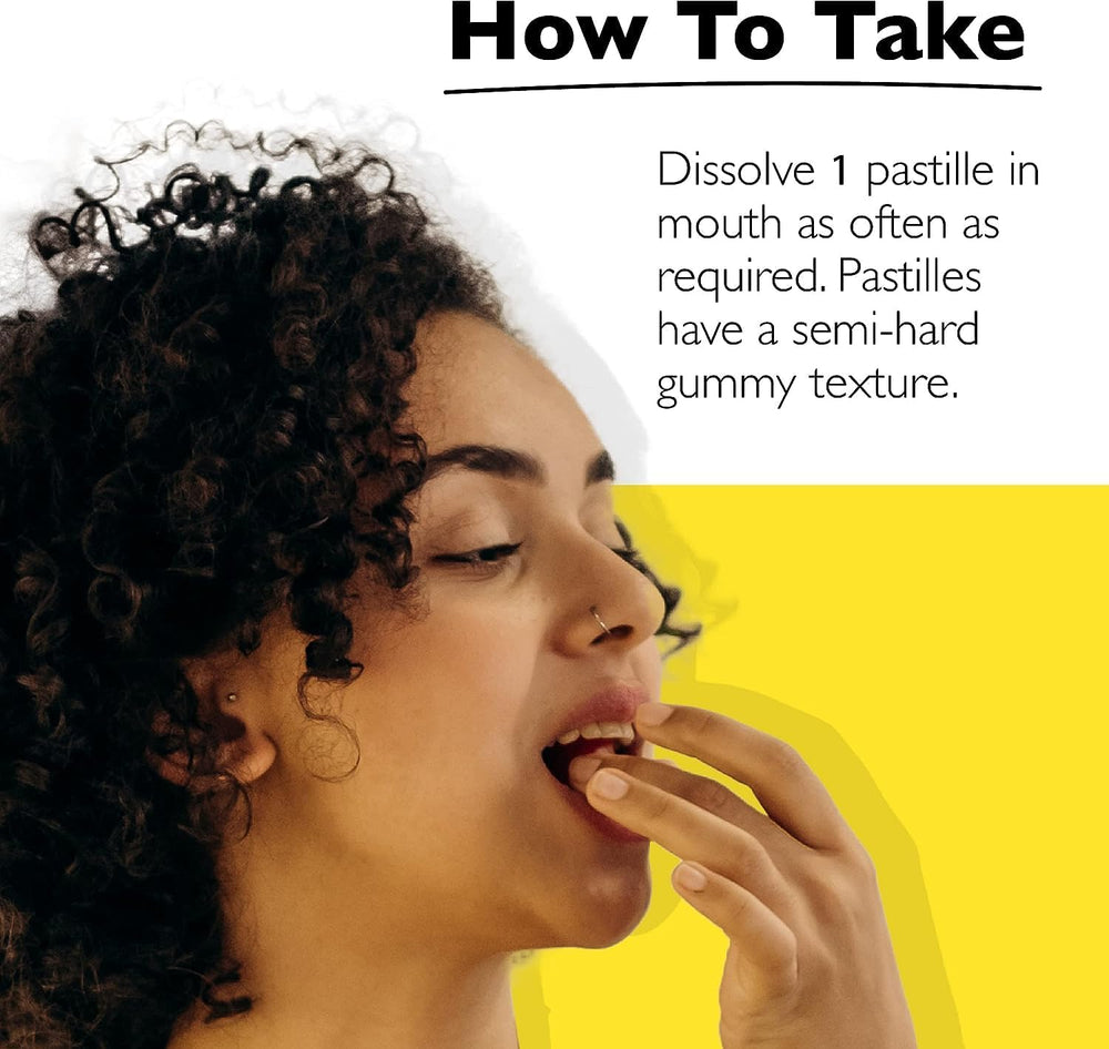 RESCUE Bach Pastilles Lemon Tincture: original Rescue Remedy blend for on-the-go stress support.