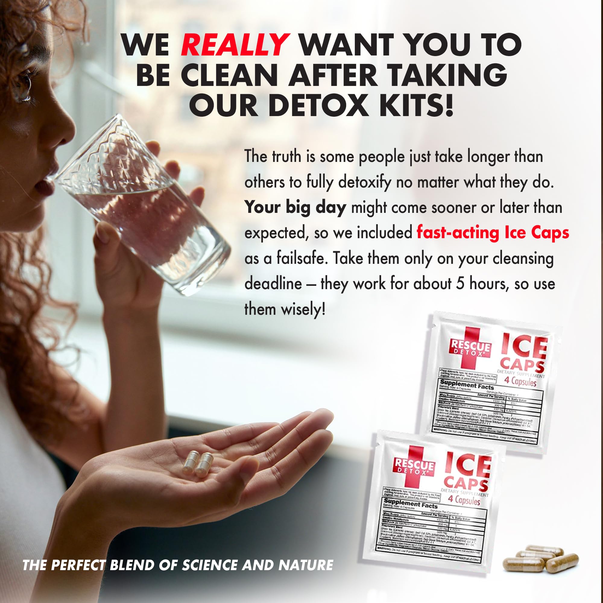 Rescue Detox diet guide included with kit to complement the cleanse