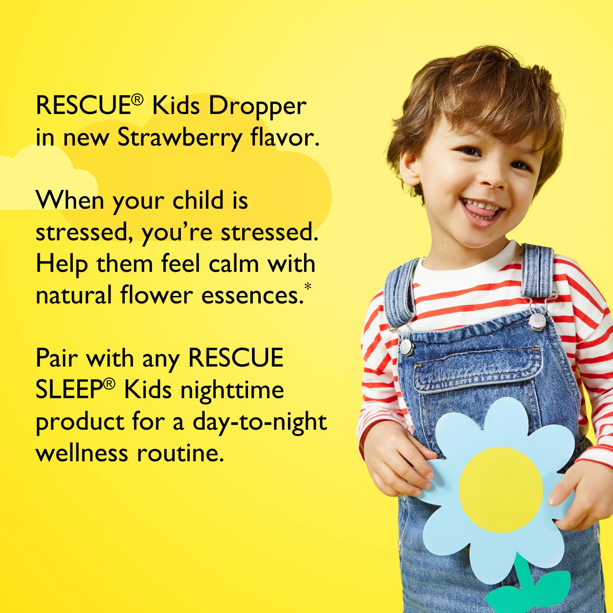 RESCUE Kids flower essences for stress relief supporting calm moments.